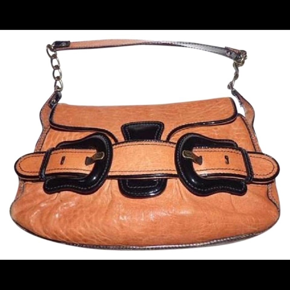Vintage brown and black FENDI bag and wallet rare finding